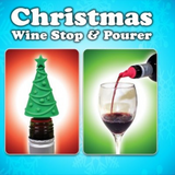 Christmas Tree Bottle Stop & Pourer Twin Pack