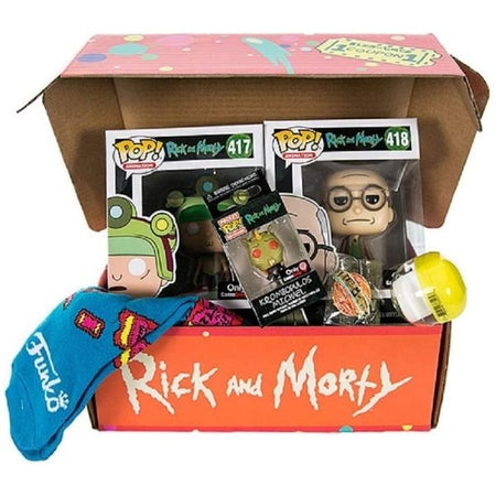 Rick and Morty Funko Bundle Blips & Chitz Gift Box & Plush Triple Pack
