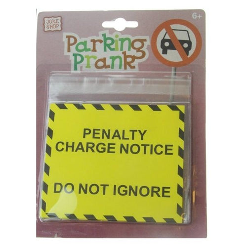 Novelty Joke Parking Prank Fake Penalty Notice (3 Packs)