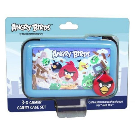 Angry Birds 3D Blue 4 Piece Gamer Carry Case Set For Nintendo DSi/3DS - Clubit.co.uk