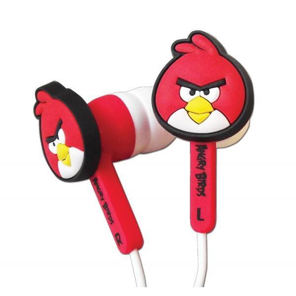 Angry Birds Gamer Buds Set - Red Earphones - Clubit.co.uk