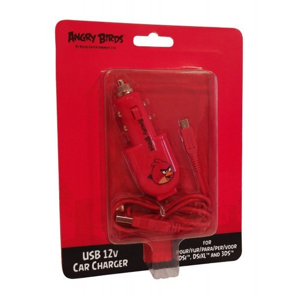 Angry Birds USB Car Charger (Nintendo 3DSDSiDSi XL) - Clubit.co.uk