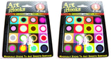ART HOOKS - Twin Pack Of Waterproof Reusable Self Adhesive Hooks