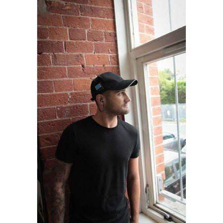 Bluetooth Baseball Cap Hands Free Black SmartCap - Clubit.co.uk