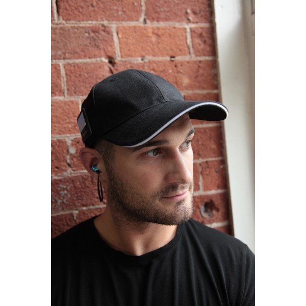 Bluetooth Baseball Cap Hands Free Black SmartCap - Clubit.co.uk