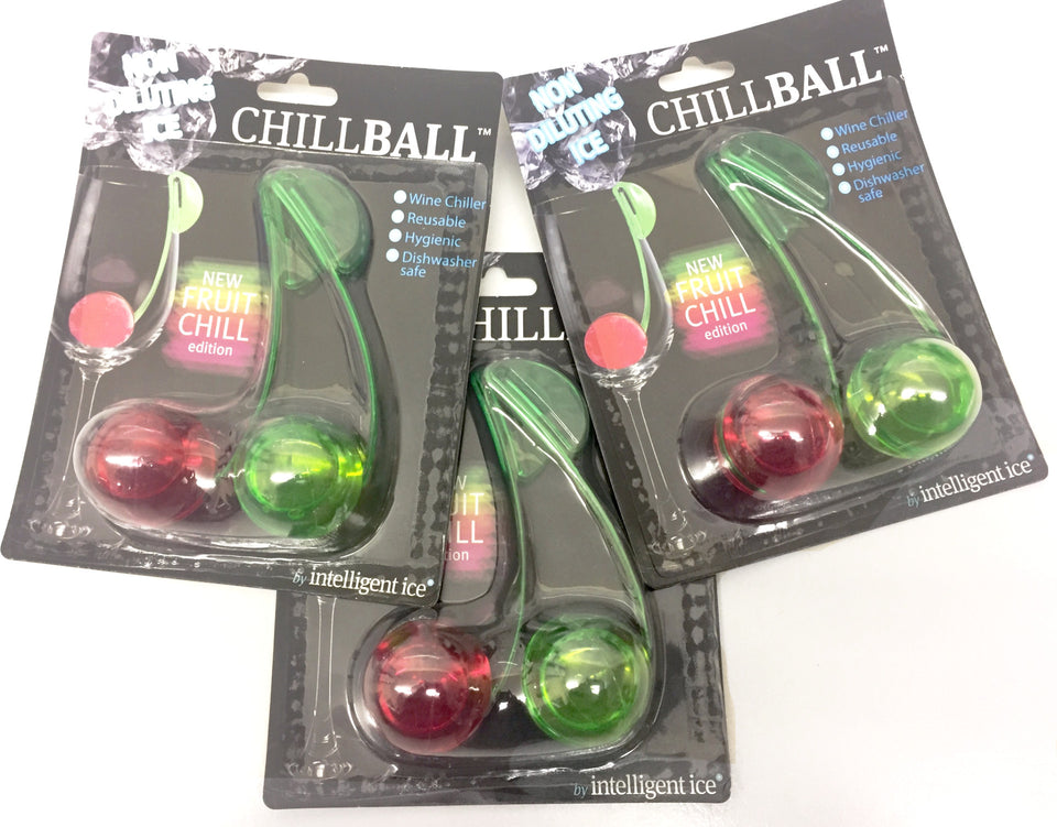 Chillball Reusable Wine Coolers With Clips