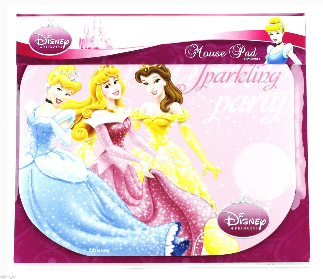 Disney Princess Pink Sparkling Party Mouse Mat