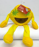 Emoji Shelf Buddy Plush with Green Leaf Design - Clubit.co.uk