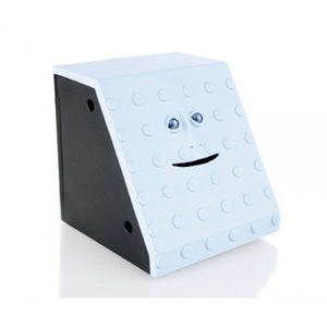 Face Bank Blue Dots Design Munching Money Box