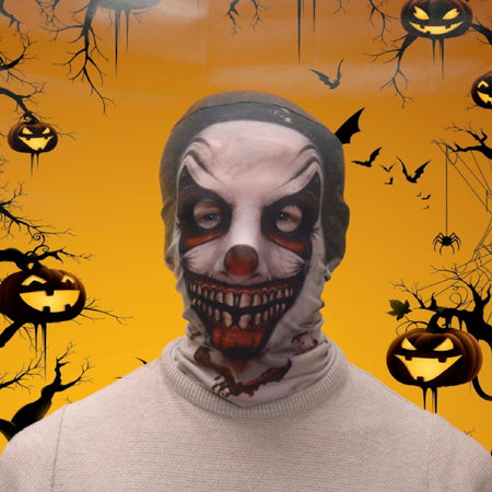 Face Mask - Demon Joker Scary Halloween Face Mask