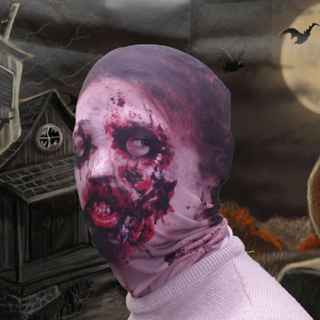 Face Mask - Zombie V2 Scary Halloween Face Mask