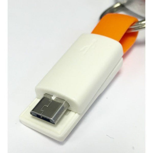 Micro USB Mini Magnetic Charging Cable for Android Smartphone (Dayglo Orange) - Clubit.co.uk