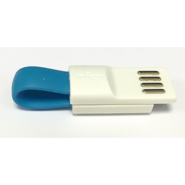 Micro USB Mini Magnetic Charging Cable For Android Smartphone (Iris Blue)