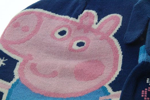 Peppa Pig George 2 Piece Beanie Hat And Gloves Set Age 4-6 Years