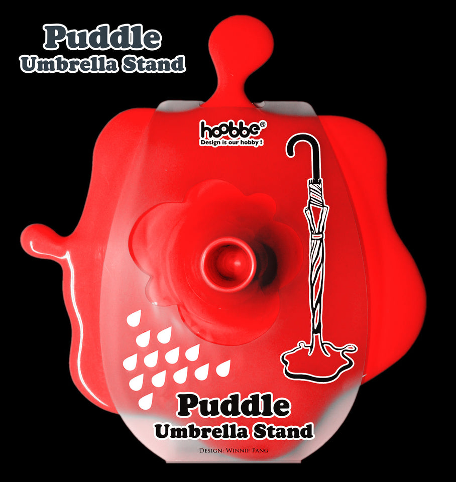 Puddle Effect Free Standing Novelty Umbrella Stand In 4 Vibrant Colours