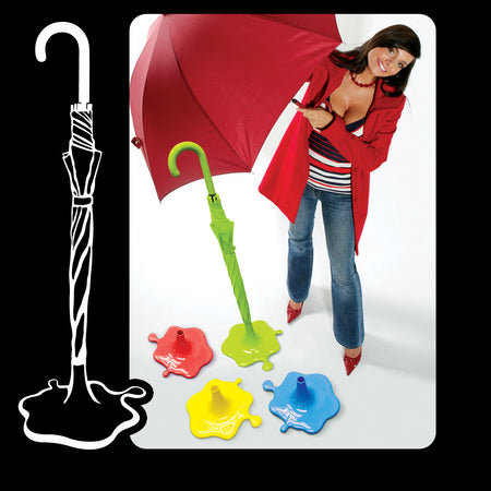 Puddle Effect Free Standing Novelty Umbrella Stand In 4 Vibrant Colours