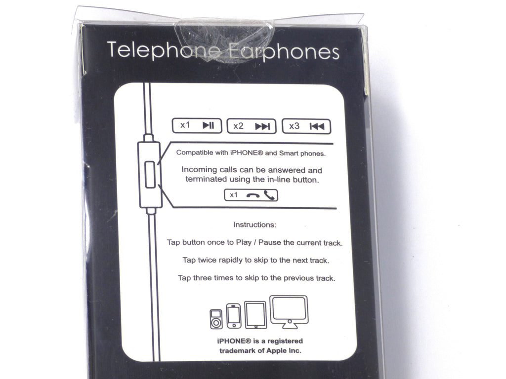 Retro Design Telephone Earphones With Built In Microphone