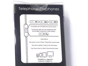Retro Design Telephone Earphones With Built In Microphone