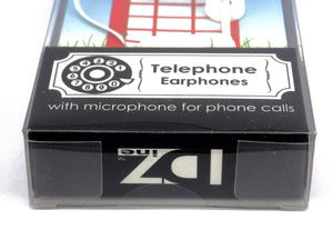 Retro Design Telephone Earphones With Built In Microphone