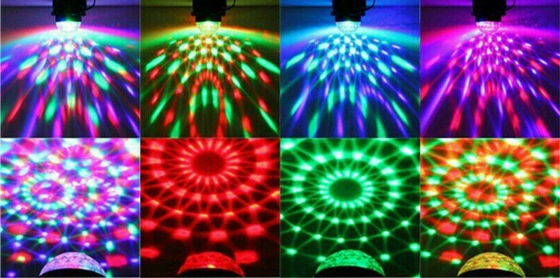 LED Rotating Disco Ball Light with Remote Control