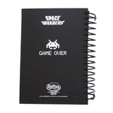 Space Invaders Retro Stationary Collection - Wiro Notebook & Two Pen Set - Clubit.co.uk
