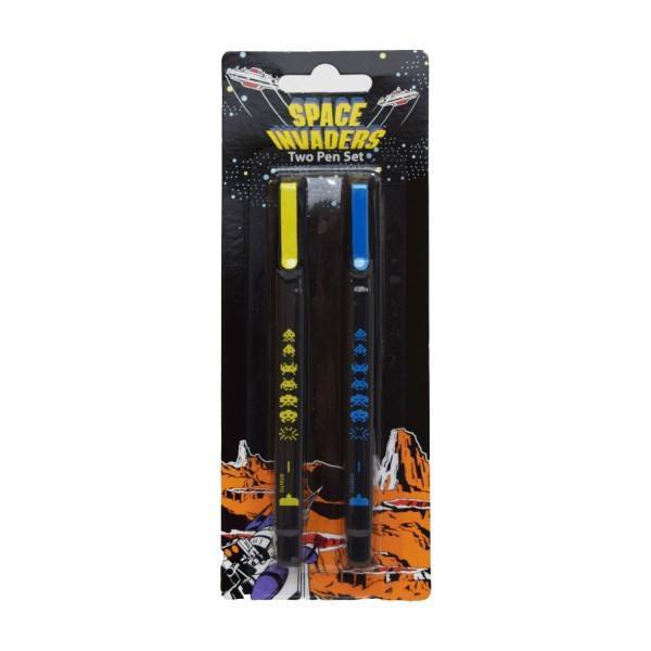 Space Invaders Retro Stationary Collection - Wiro Notebook & Two Pen Set