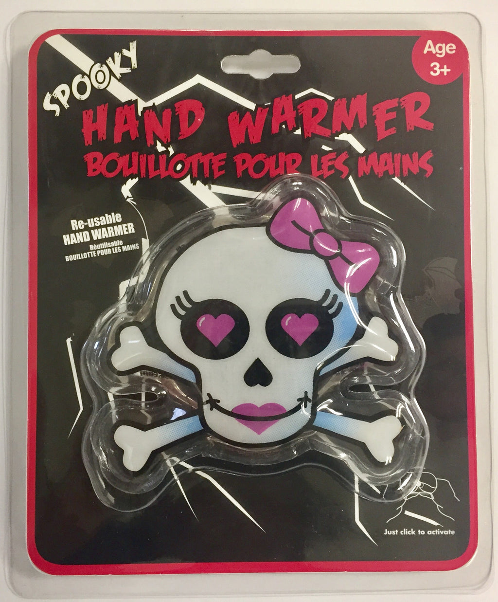 Spooky Halloween Skull And Crossbones Cute Re-usable Hand Warmer