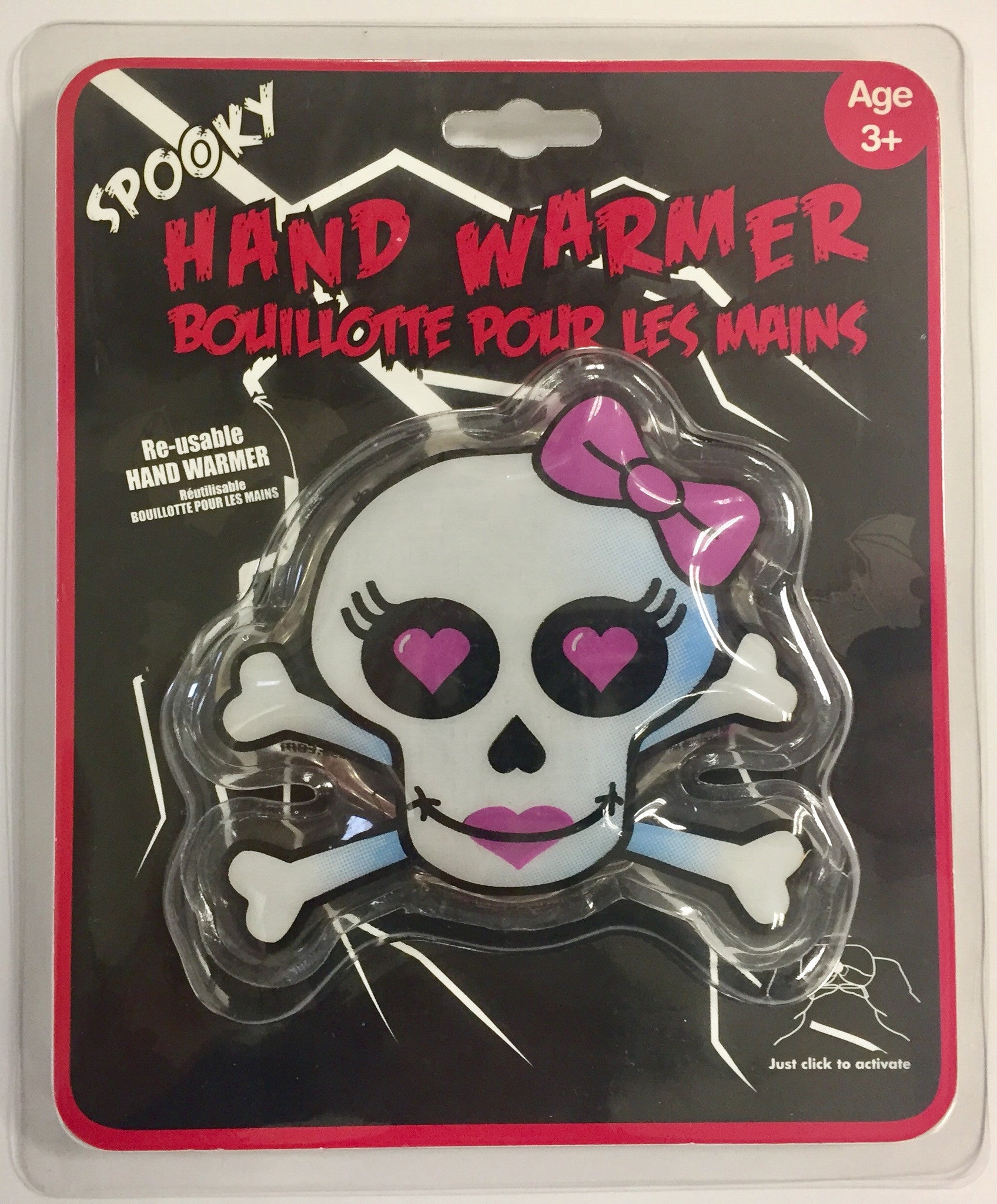 Spooky Halloween Skull And Crossbones Cute Re-usable Hand Warmer