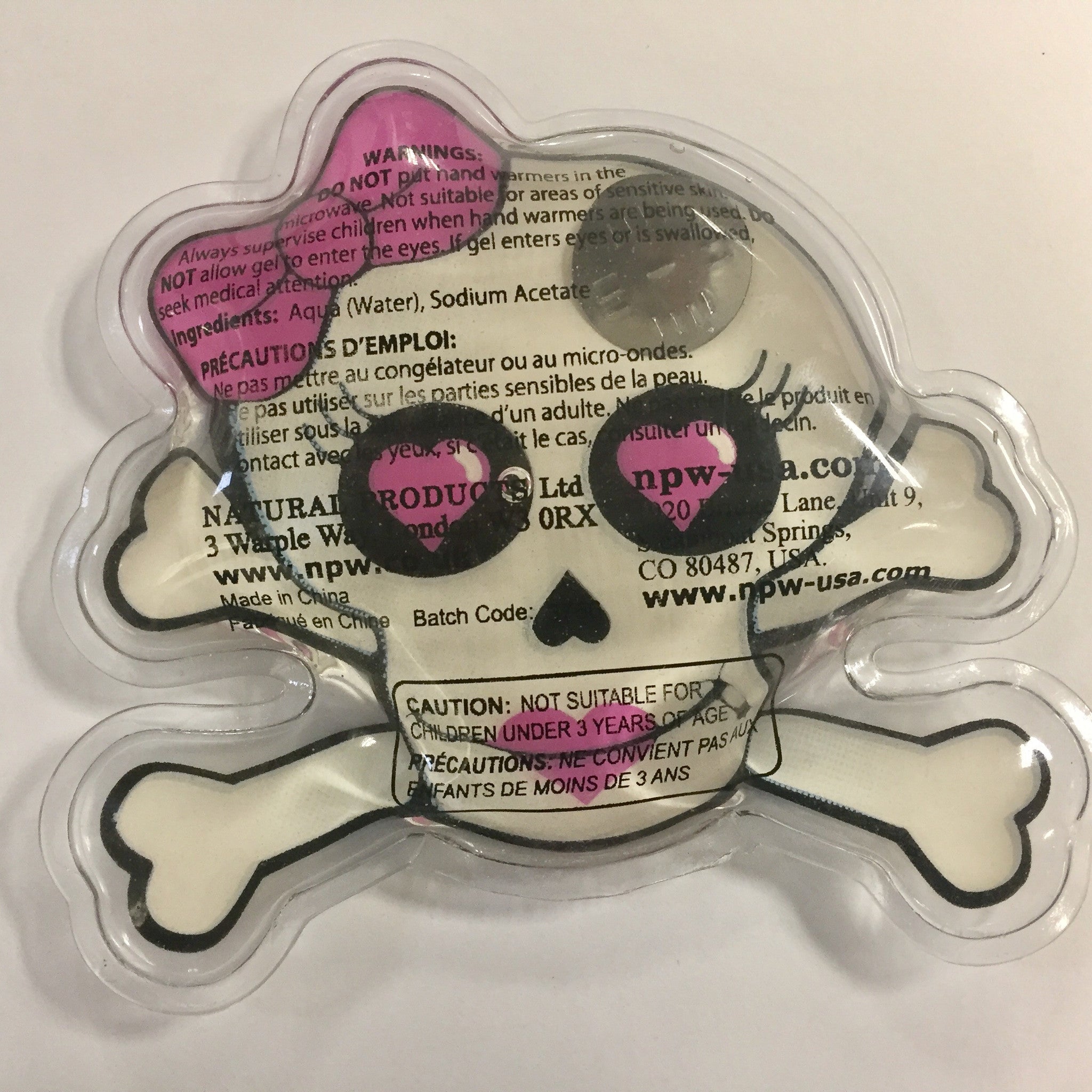 Spooky Halloween Skull And Crossbones Cute Re-usable Hand Warmer