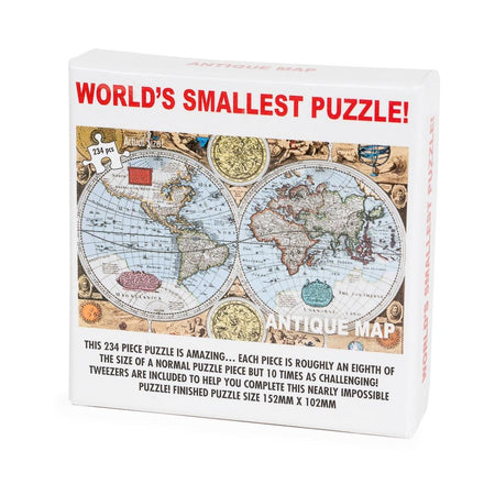 Worlds Smallest Puzzle Antique Map