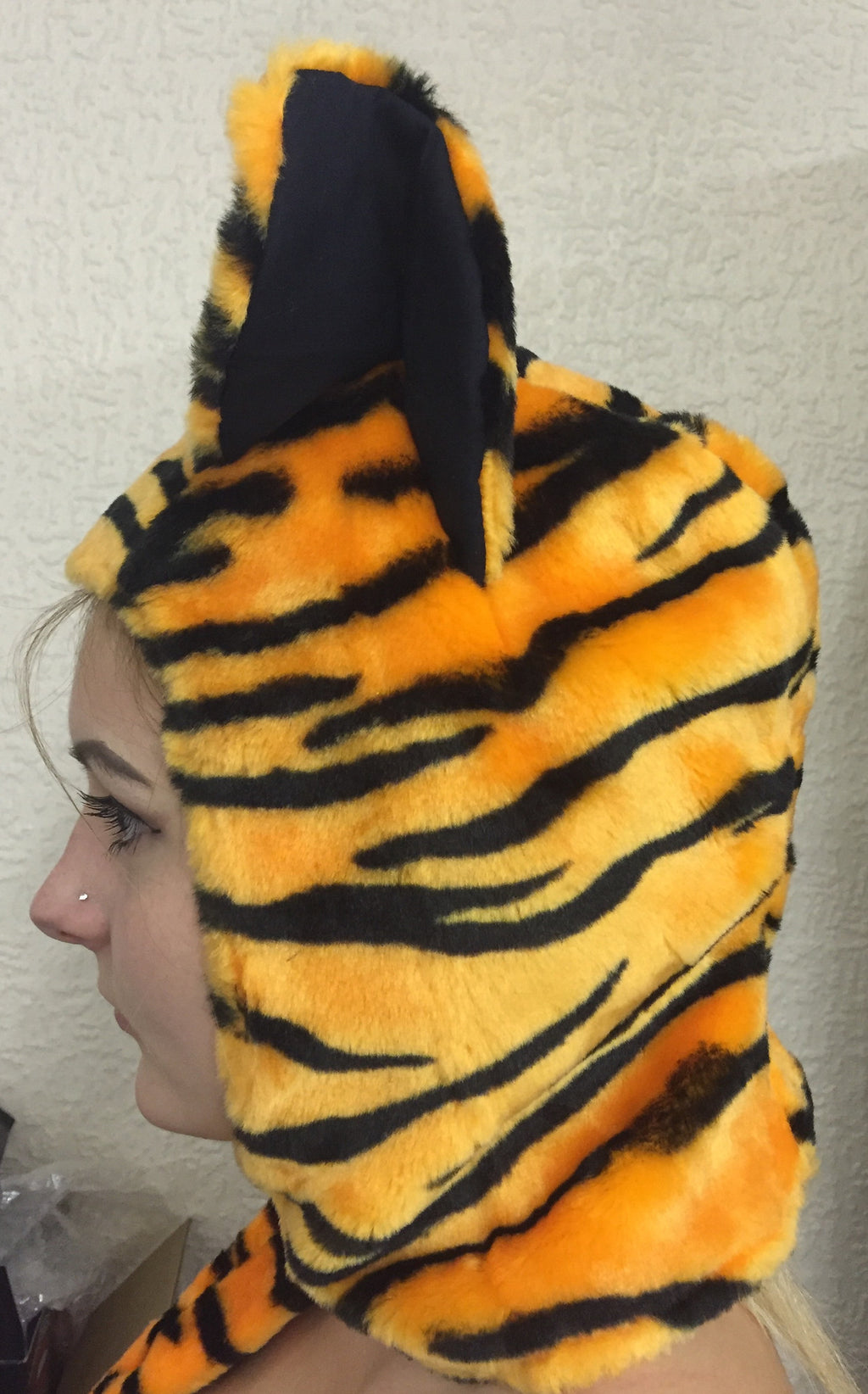 Tiger Hat / Fancy Dress Costume Hat & Tail For Children Aged 3-8